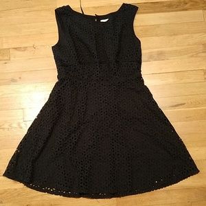 Black eyelet sundress, Ann Taylor Loft, 10P